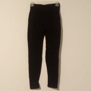 Bloom Seasons Style "JA4OB" Black Ribbed Leggings w/ Butt Shaper Activewear